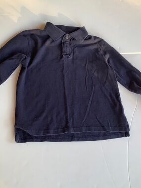 Cherokee Boys Long-Sleeve Polo - Navy Blue